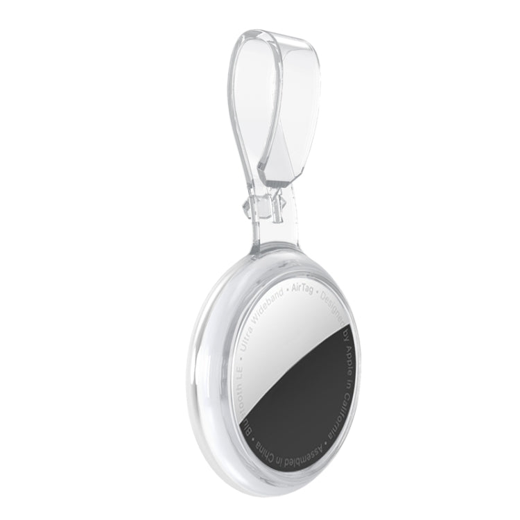 TPU Anti-scratch Shockproof Protective Cover Soft Case with Keychain Ring Loop For AirTag
