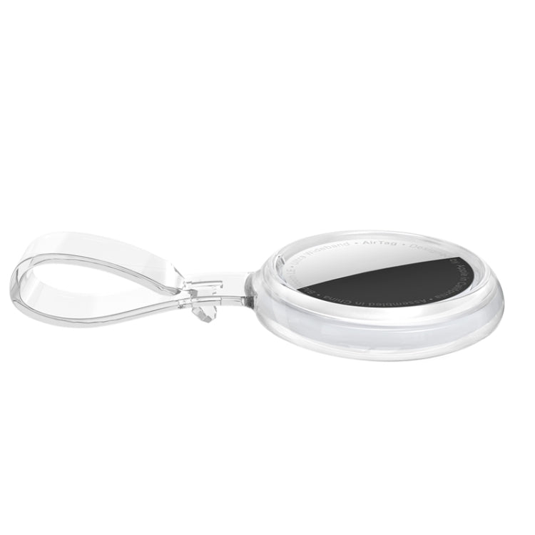 TPU Anti-scratch Shockproof Protective Cover Soft Case with Keychain Ring Loop For AirTag