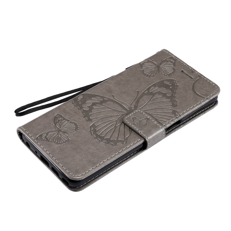 For LG Stylo 7 5G / 4G Pressed Printing Butterfly Pattern Horizontal Flip PU Leather Case with Holder & Card Slots & Wallet & Lanyard