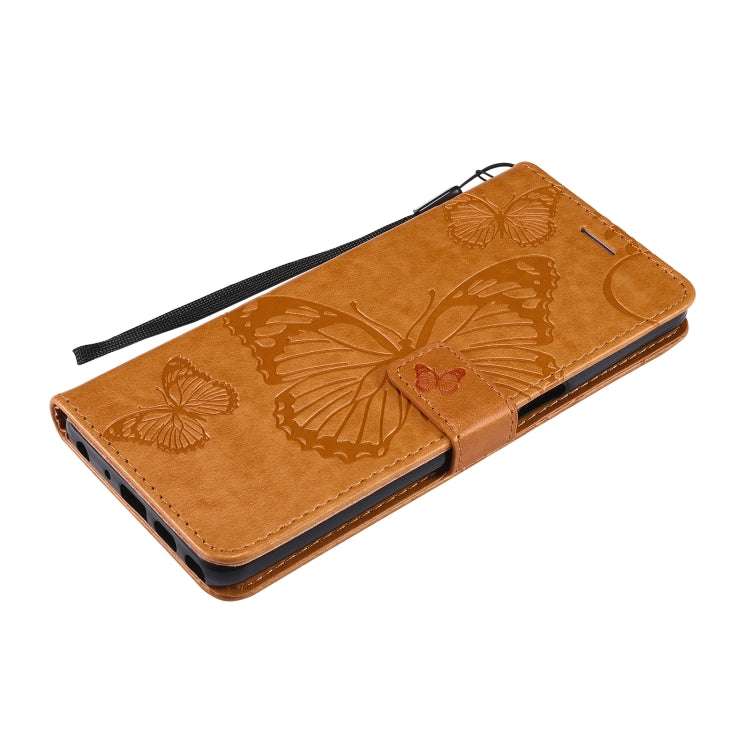 For LG Stylo 7 5G / 4G Pressed Printing Butterfly Pattern Horizontal Flip PU Leather Case with Holder & Card Slots & Wallet & Lanyard