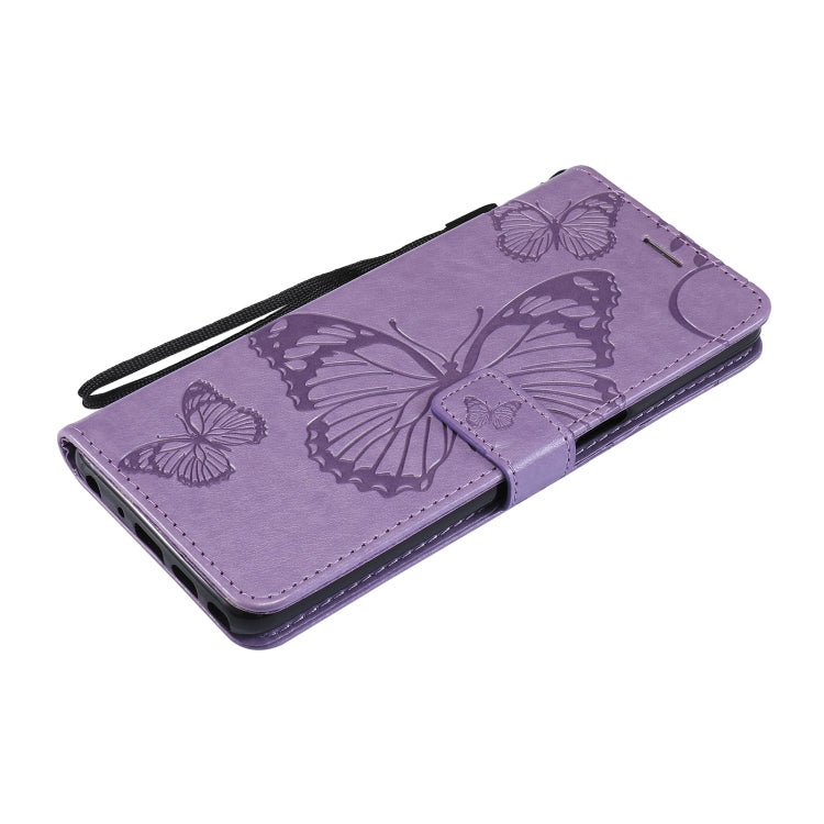 For LG Stylo 7 5G / 4G Pressed Printing Butterfly Pattern Horizontal Flip PU Leather Case with Holder & Card Slots & Wallet & Lanyard