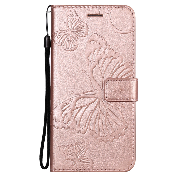 For LG Stylo 7 5G / 4G Pressed Printing Butterfly Pattern Horizontal Flip PU Leather Case with Holder & Card Slots & Wallet & Lanyard