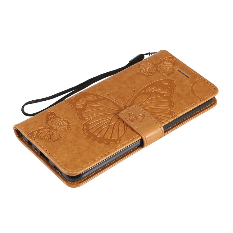 For OPPO A74 4G / F19 4G Pressed Printing Butterfly Pattern Horizontal Flip PU Leather Case with Holder & Card Slots & Wallet & Lanyard