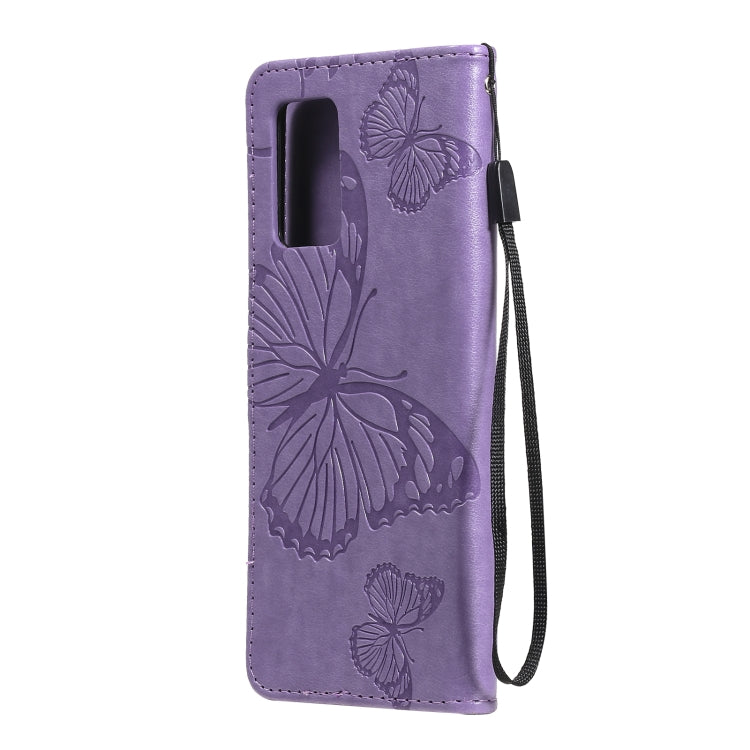 For OPPO A74 4G / F19 4G Pressed Printing Butterfly Pattern Horizontal Flip PU Leather Case with Holder & Card Slots & Wallet & Lanyard