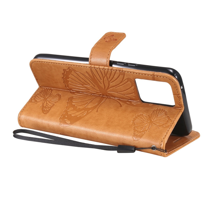 For OPPO Realme 8 Pro / Realme 8 Pressed Printing Butterfly Pattern Horizontal Flip PU Leather Case with Holder & Card Slots & Wallet & Lanyard