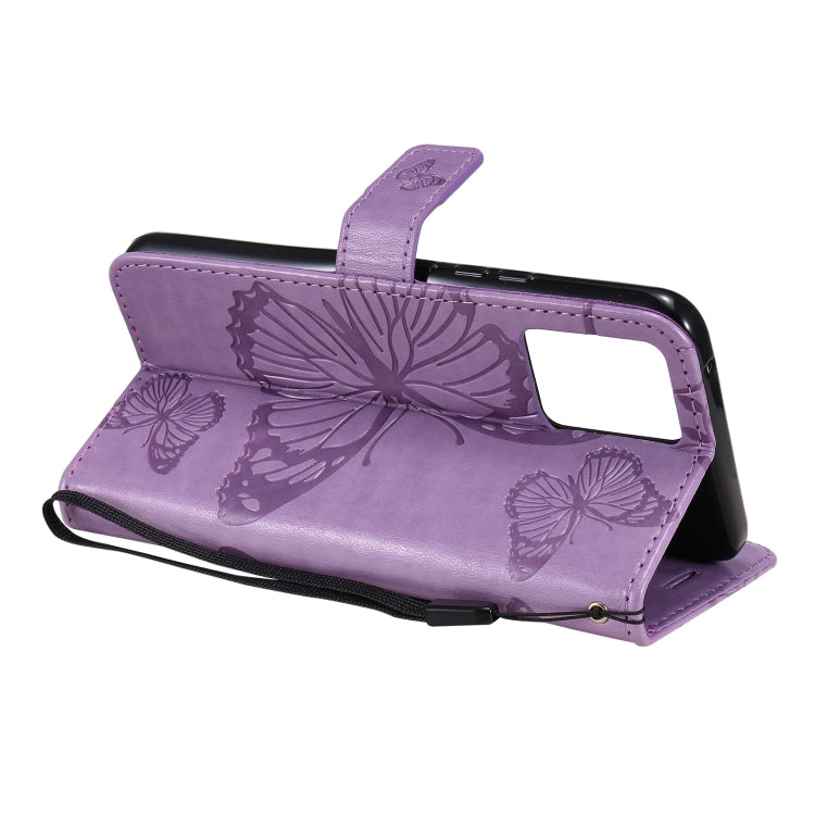 For OPPO Realme 8 Pro / Realme 8 Pressed Printing Butterfly Pattern Horizontal Flip PU Leather Case with Holder & Card Slots & Wallet & Lanyard