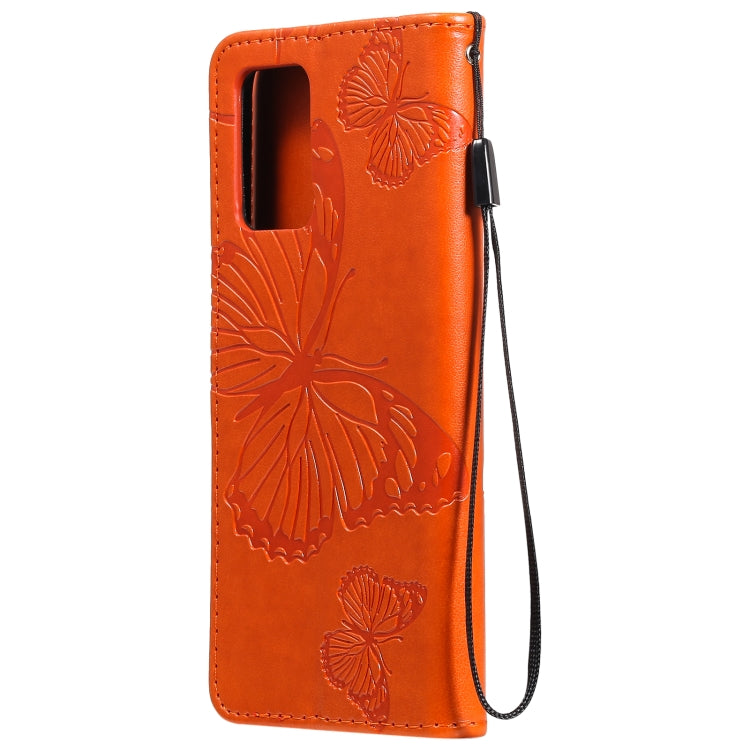 For OPPO Realme V13 Pressed Printing Butterfly Pattern Horizontal Flip PU Leather Case with Holder & Card Slots & Wallet & Lanyard