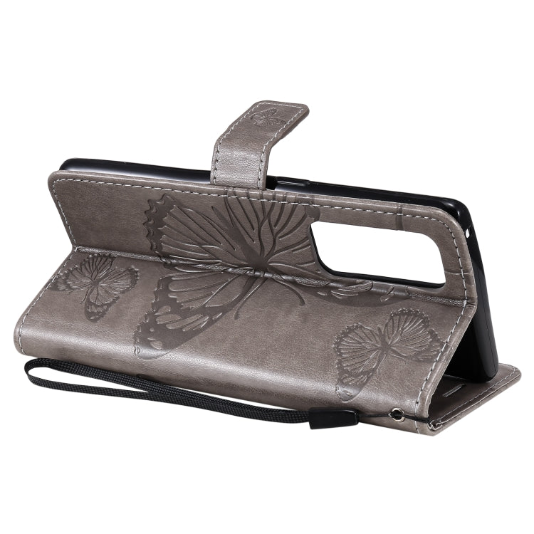 For OPPO Reno5 Pro+ 5G / Find X3 Neo Pressed Printing Butterfly Pattern Horizontal Flip PU Leather Case with Holder & Card Slots & Wallet & Lanyard