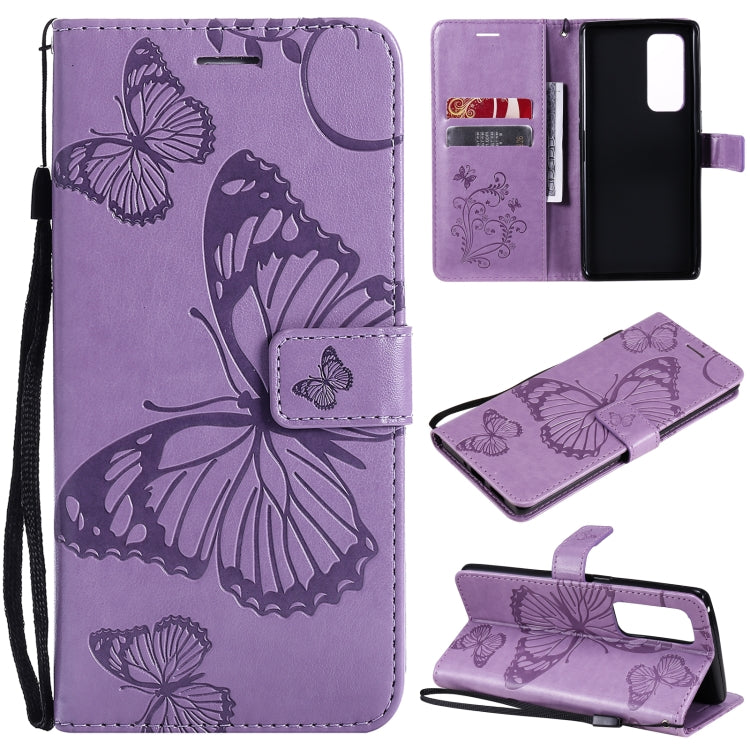 For OPPO Reno5 Pro+ 5G / Find X3 Neo Pressed Printing Butterfly Pattern Horizontal Flip PU Leather Case with Holder & Card Slots & Wallet & Lanyard