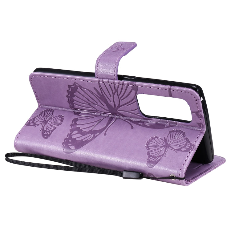 For OPPO Reno5 Pro+ 5G / Find X3 Neo Pressed Printing Butterfly Pattern Horizontal Flip PU Leather Case with Holder & Card Slots & Wallet & Lanyard