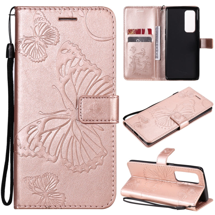 For OPPO Reno5 Pro+ 5G / Find X3 Neo Pressed Printing Butterfly Pattern Horizontal Flip PU Leather Case with Holder & Card Slots & Wallet & Lanyard