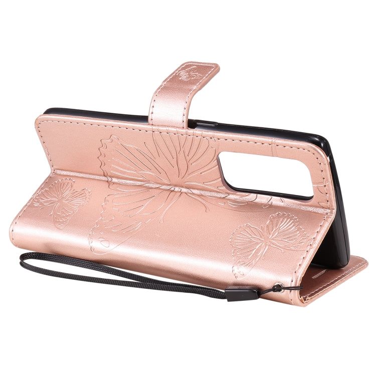 For OPPO Reno5 Pro+ 5G / Find X3 Neo Pressed Printing Butterfly Pattern Horizontal Flip PU Leather Case with Holder & Card Slots & Wallet & Lanyard