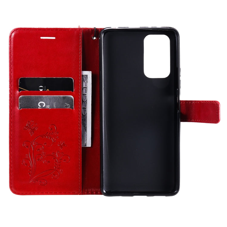 For Xiaomi Redmi Note 10 Pro 4G Pressed Printing Butterfly Pattern Horizontal Flip PU Leather Case with Holder & Card Slots & Wallet & Lanyard