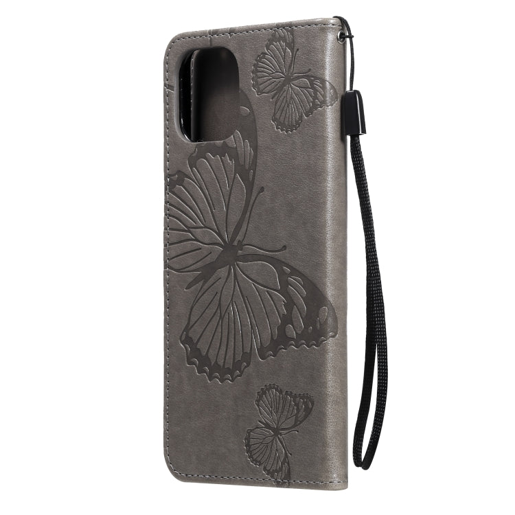 For Xiaomi Mi 11 Lite Pressed Printing Butterfly Pattern Horizontal Flip PU Leather Case with Holder & Card Slots & Wallet & Lanyard