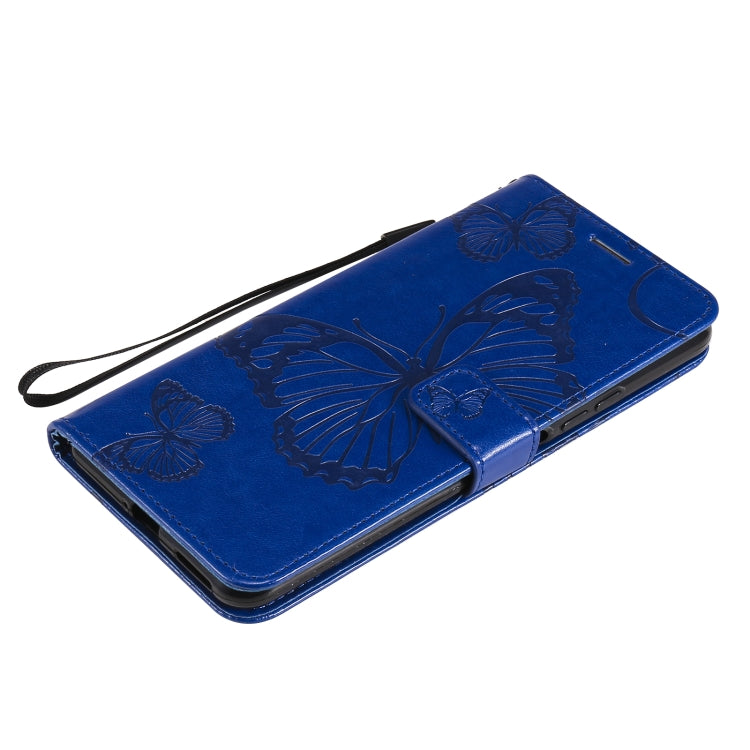 For Xiaomi Mi 11 Lite Pressed Printing Butterfly Pattern Horizontal Flip PU Leather Case with Holder & Card Slots & Wallet & Lanyard
