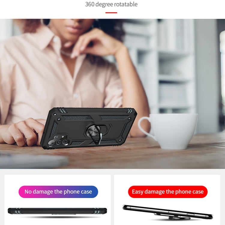 For Samsung Galaxy A32 4G Shockproof TPU + PC Protective Case with 360 Degree Rotating Holder