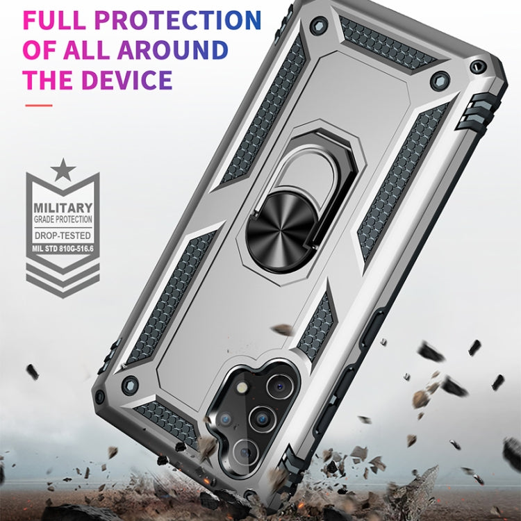 For Samsung Galaxy A32 4G Shockproof TPU + PC Protective Case with 360 Degree Rotating Holder