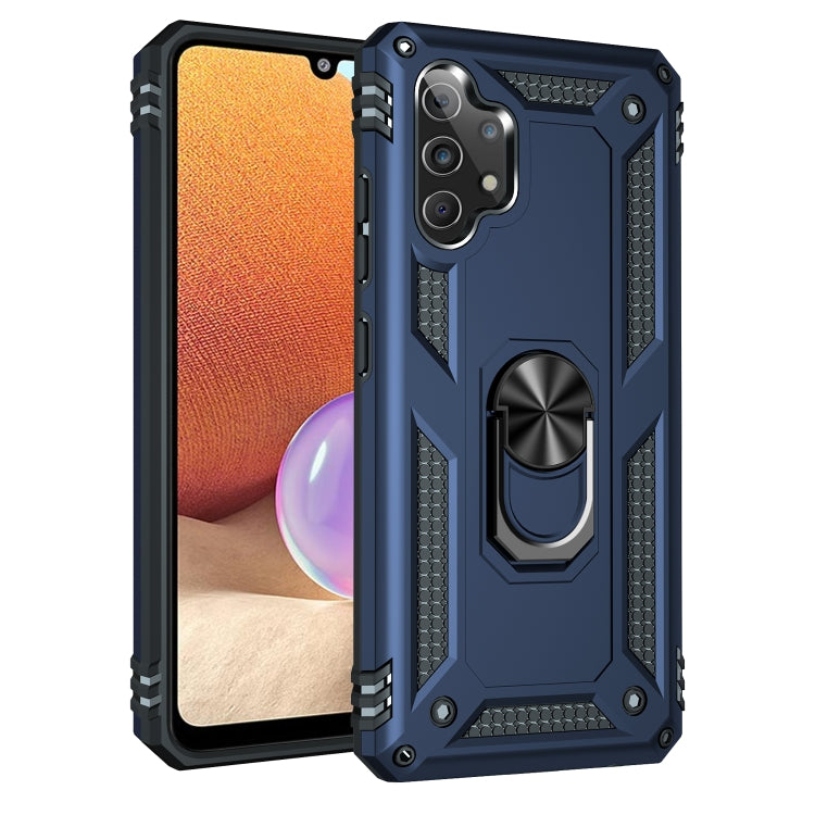 For Samsung Galaxy A32 4G Shockproof TPU + PC Protective Case with 360 Degree Rotating Holder