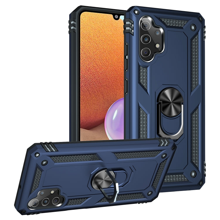 For Samsung Galaxy A32 4G Shockproof TPU + PC Protective Case with 360 Degree Rotating Holder
