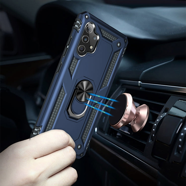 For Samsung Galaxy A32 4G Shockproof TPU + PC Protective Case with 360 Degree Rotating Holder
