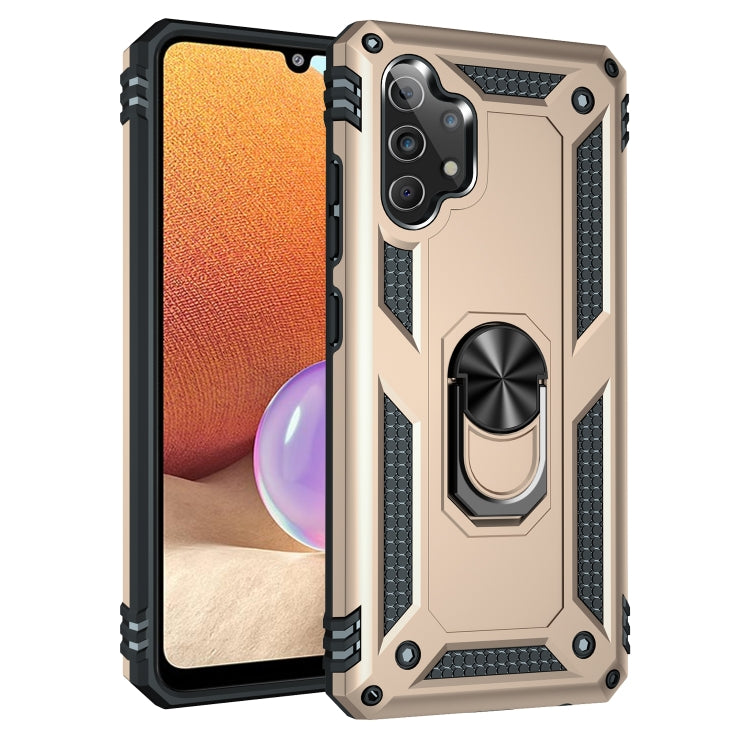 For Samsung Galaxy A32 4G Shockproof TPU + PC Protective Case with 360 Degree Rotating Holder
