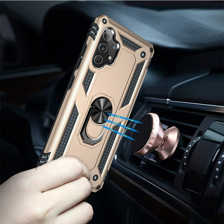 For Samsung Galaxy A32 4G Shockproof TPU + PC Protective Case with 360 Degree Rotating Holder