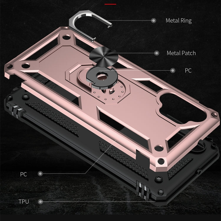 For Samsung Galaxy A32 4G Shockproof TPU + PC Protective Case with 360 Degree Rotating Holder