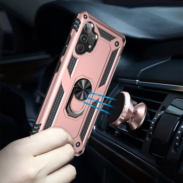 For Samsung Galaxy A32 4G Shockproof TPU + PC Protective Case with 360 Degree Rotating Holder