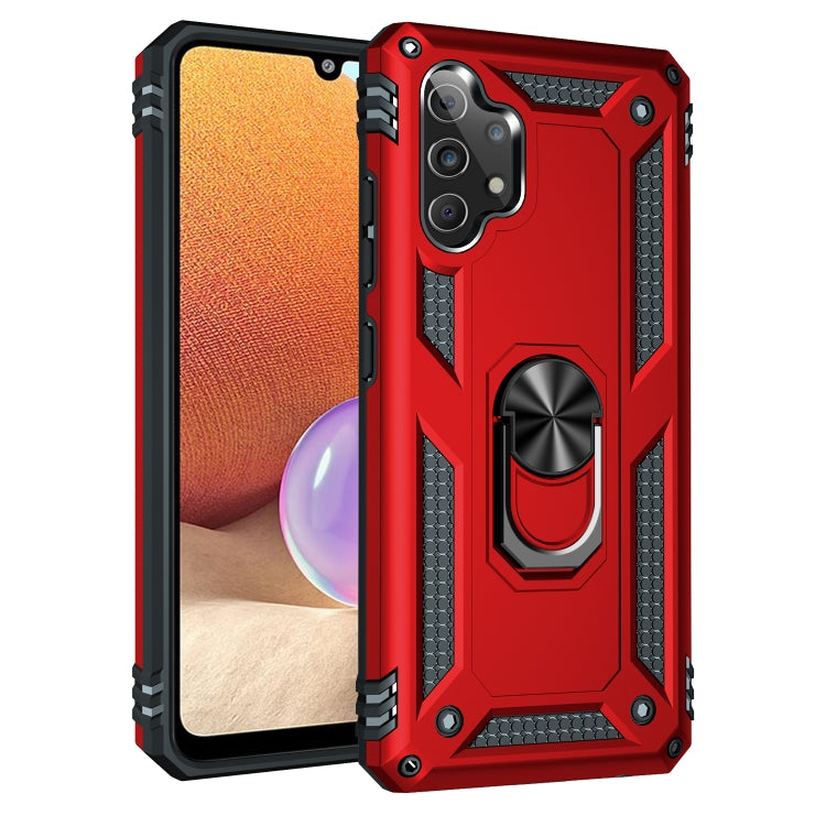 For Samsung Galaxy A32 4G Shockproof TPU + PC Protective Case with 360 Degree Rotating Holder