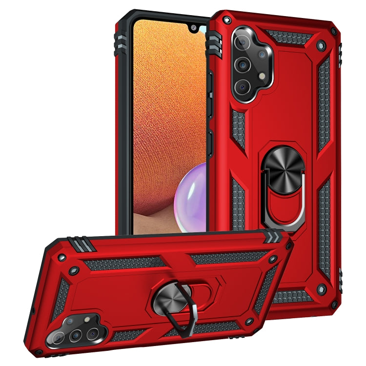 For Samsung Galaxy A32 4G Shockproof TPU + PC Protective Case with 360 Degree Rotating Holder