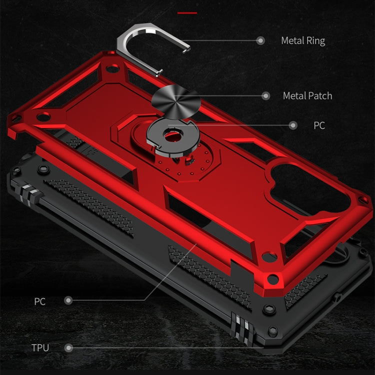 For Samsung Galaxy A32 4G Shockproof TPU + PC Protective Case with 360 Degree Rotating Holder