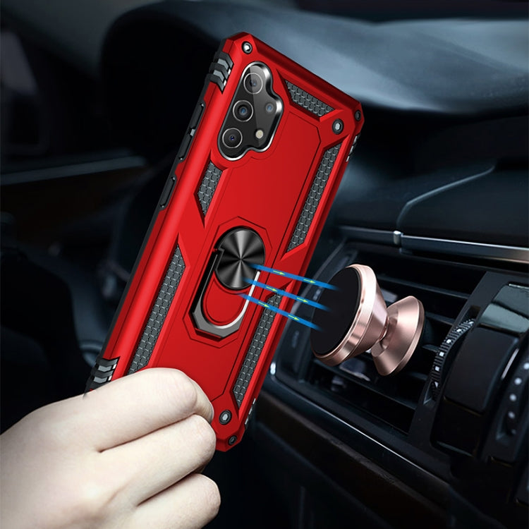 For Samsung Galaxy A32 4G Shockproof TPU + PC Protective Case with 360 Degree Rotating Holder