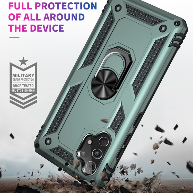 For Samsung Galaxy A32 4G Shockproof TPU + PC Protective Case with 360 Degree Rotating Holder
