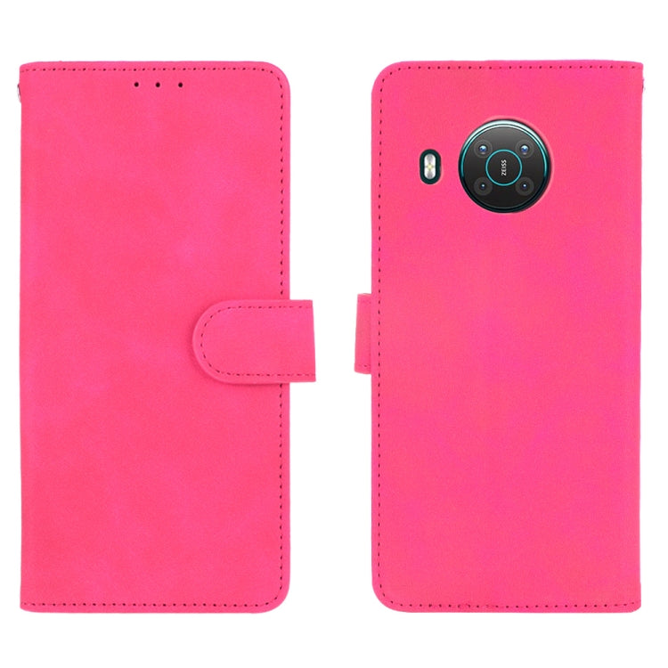 For Nokia X10 Solid Color Skin Feel Magnetic Buckle Horizontal Flip Calf Texture PU Leather Case with Holder & Card Slots & Wallet