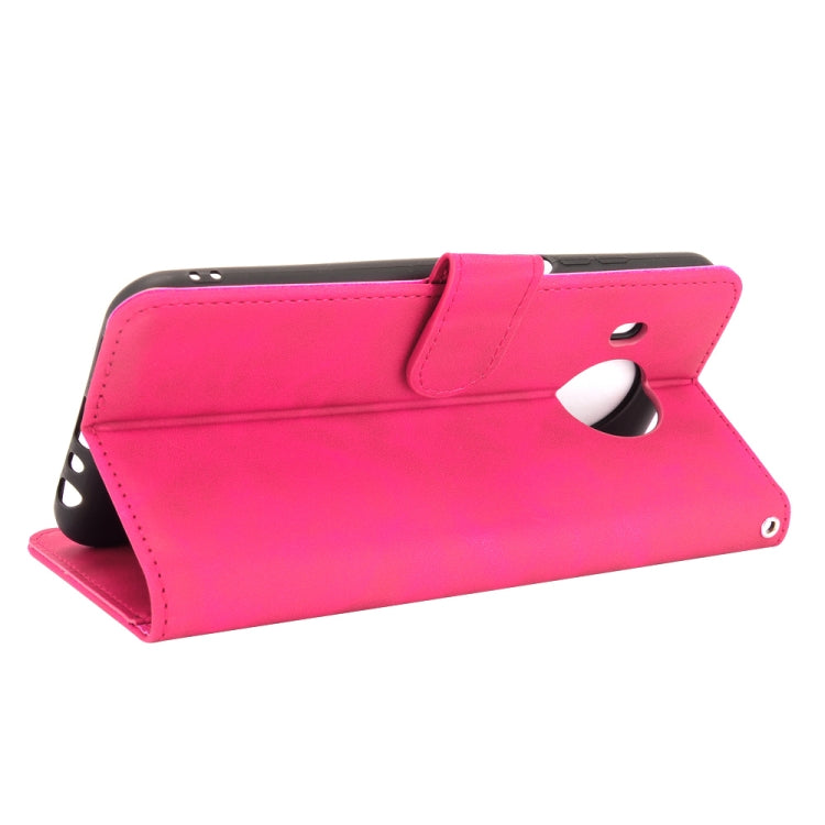For Nokia X10 Solid Color Skin Feel Magnetic Buckle Horizontal Flip Calf Texture PU Leather Case with Holder & Card Slots & Wallet