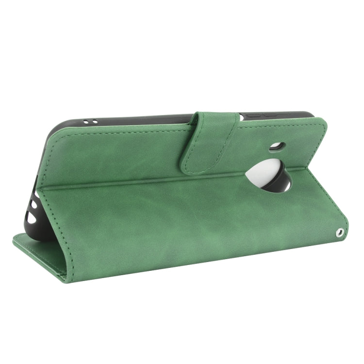 For Nokia X10 Solid Color Skin Feel Magnetic Buckle Horizontal Flip Calf Texture PU Leather Case with Holder & Card Slots & Wallet