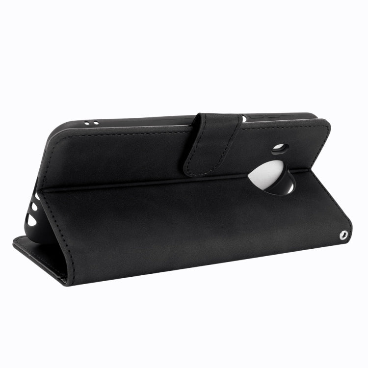 For Nokia X10 Solid Color Skin Feel Magnetic Buckle Horizontal Flip Calf Texture PU Leather Case with Holder & Card Slots & Wallet