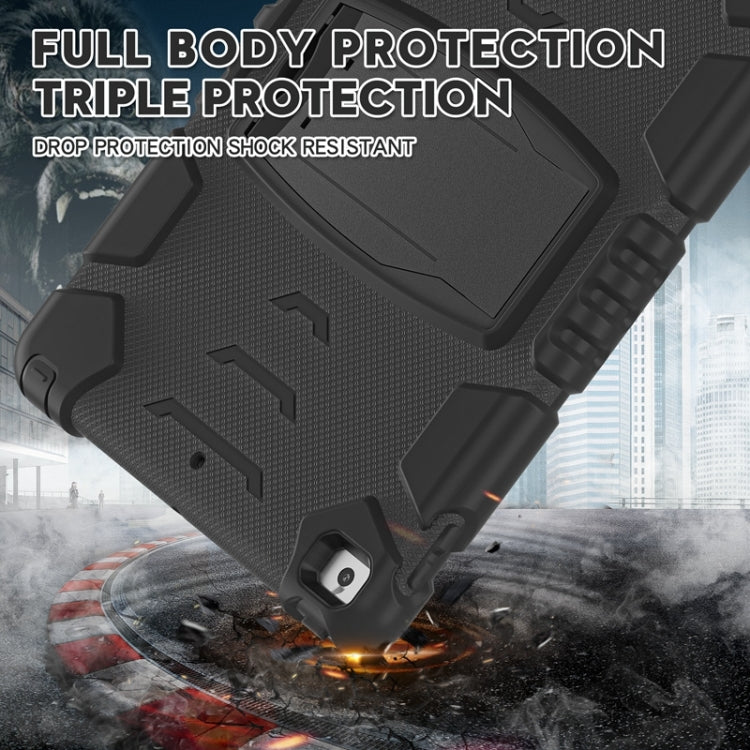 For iPad 10.2 2021 / 2020 / 2019 3-Layer Protection Screen Frame + PC + Silicone Shockproof Combination Case with Holder