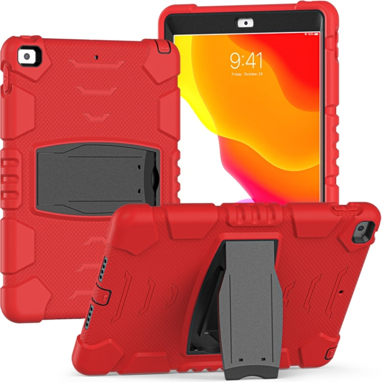 For iPad 10.2 2021 / 2020 / 2019 3-Layer Protection Screen Frame + PC + Silicone Shockproof Combination Case with Holder