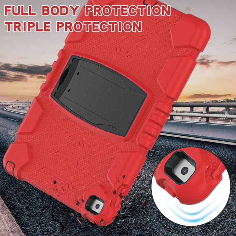 For iPad 10.2 2021 / 2020 / 2019 3-Layer Protection Screen Frame + PC + Silicone Shockproof Combination Case with Holder