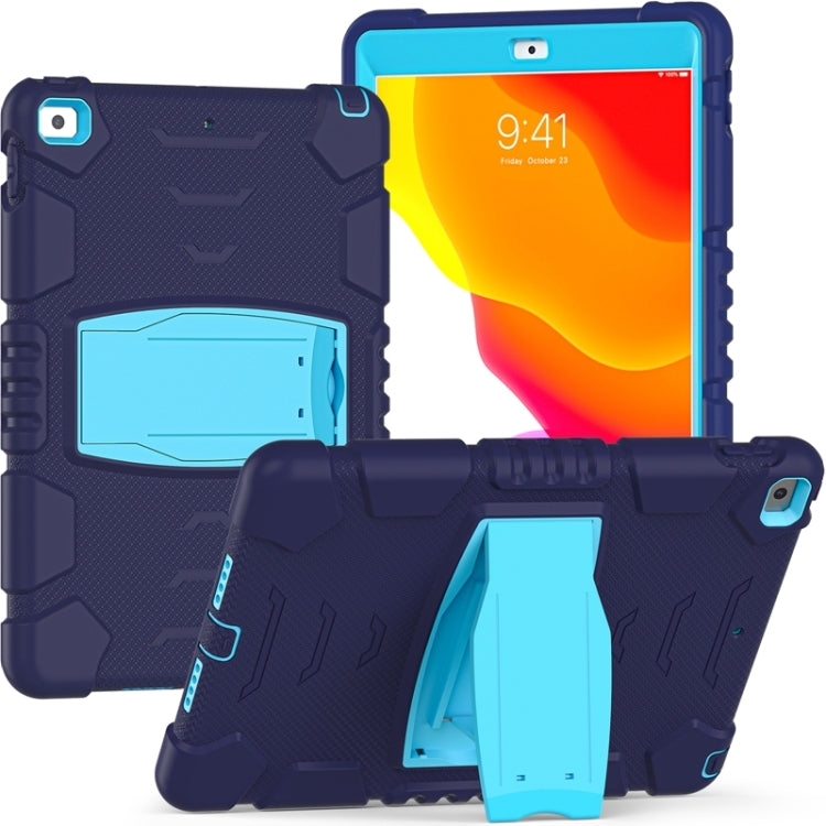 For iPad 10.2 2021 / 2020 / 2019 3-Layer Protection Screen Frame + PC + Silicone Shockproof Combination Case with Holder