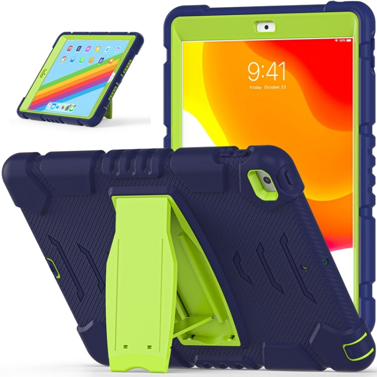 For iPad 10.2 2021 / 2020 / 2019 3-Layer Protection Screen Frame + PC + Silicone Shockproof Combination Case with Holder