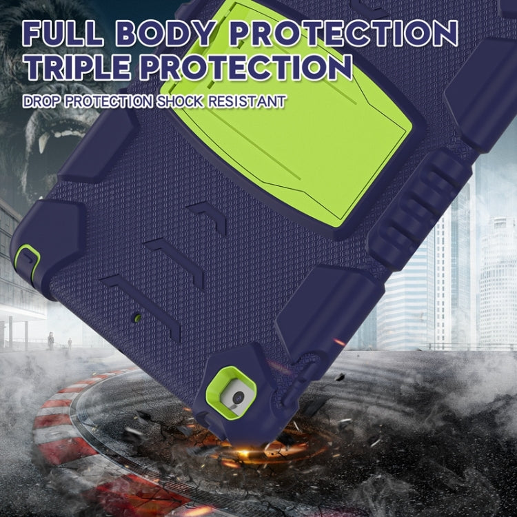 For iPad 10.2 2021 / 2020 / 2019 3-Layer Protection Screen Frame + PC + Silicone Shockproof Combination Case with Holder