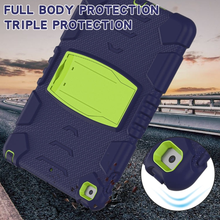 For iPad 10.2 2021 / 2020 / 2019 3-Layer Protection Screen Frame + PC + Silicone Shockproof Combination Case with Holder