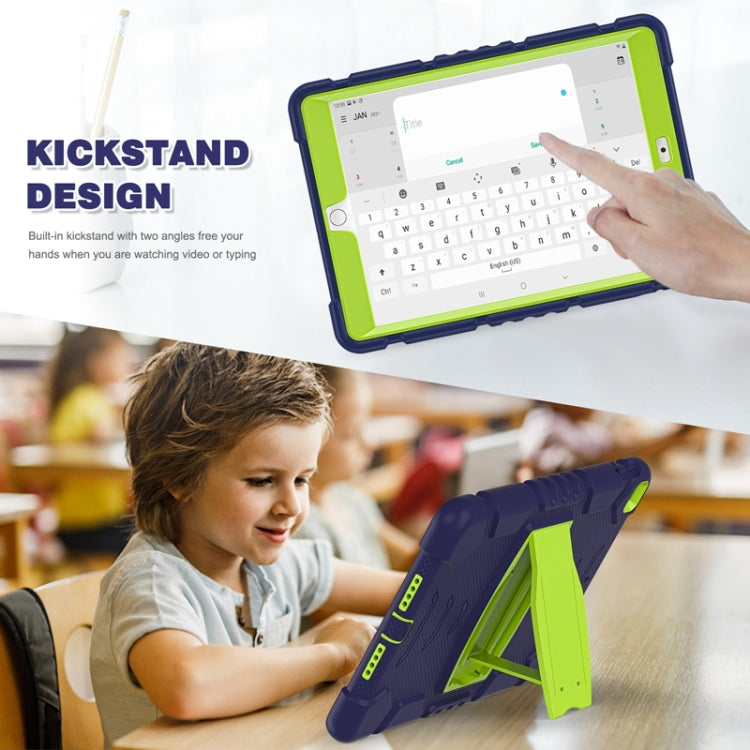 For iPad 10.2 2021 / 2020 / 2019 3-Layer Protection Screen Frame + PC + Silicone Shockproof Combination Case with Holder