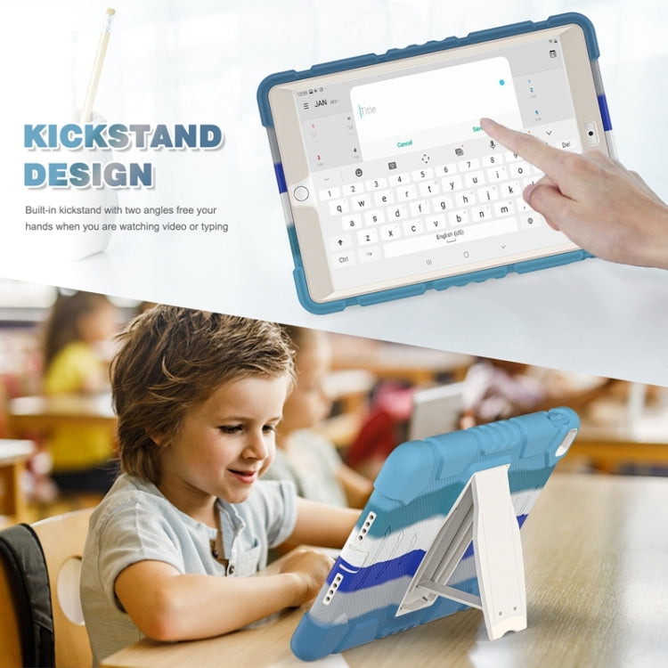 For iPad 10.2 2021 / 2020 / 2019 3-Layer Protection Screen Frame + PC + Silicone Shockproof Combination Case with Holder