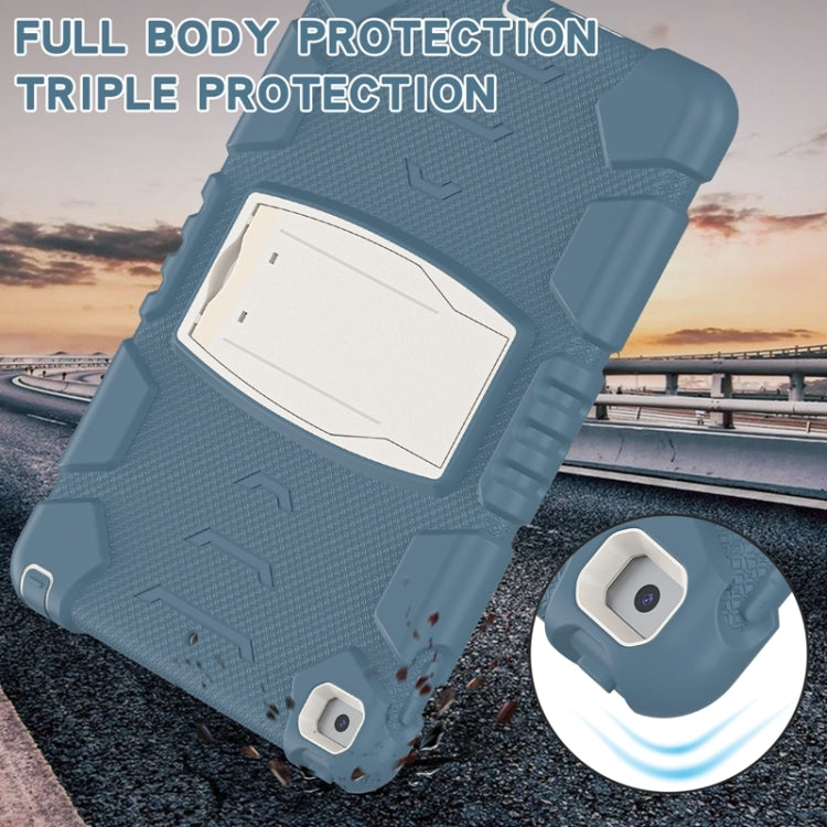 For iPad 10.2 2021 / 2020 / 2019 3-Layer Protection Screen Frame + PC + Silicone Shockproof Combination Case with Holder