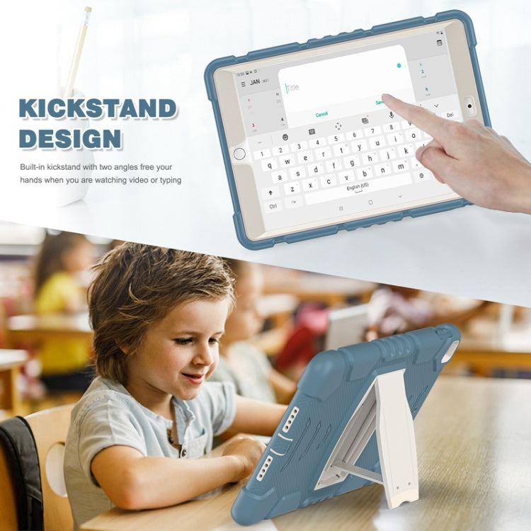 For iPad 10.2 2021 / 2020 / 2019 3-Layer Protection Screen Frame + PC + Silicone Shockproof Combination Case with Holder