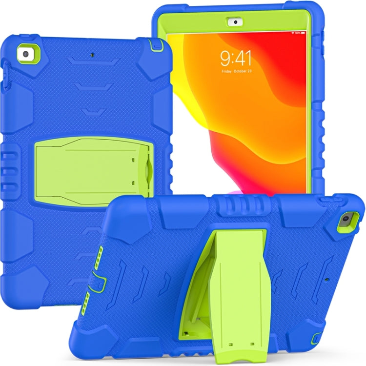 For iPad 10.2 2021 / 2020 / 2019 3-Layer Protection Screen Frame + PC + Silicone Shockproof Combination Case with Holder