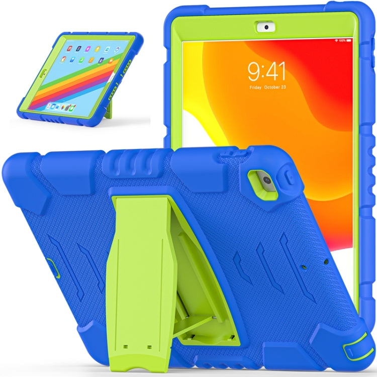 For iPad 10.2 2021 / 2020 / 2019 3-Layer Protection Screen Frame + PC + Silicone Shockproof Combination Case with Holder